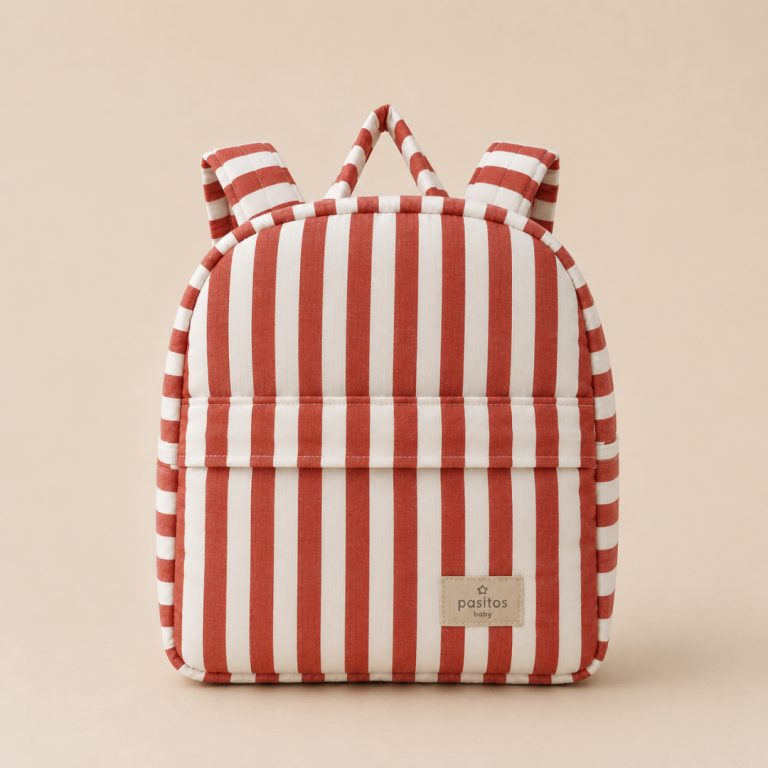 Mochila Rayas rojas - Imagen 1